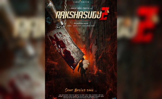 Rakshasudu 2 Title Poster: Double Threatening