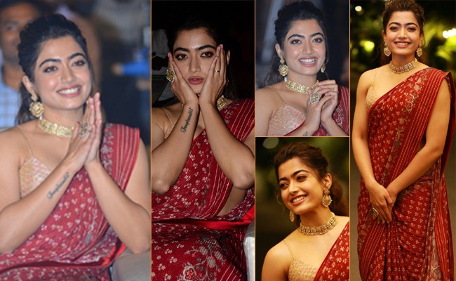 Pics: Rashmika Shines Like A Red Cherry Fruit