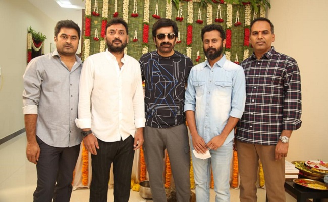 Ravi Teja's Next Film Launched In Style